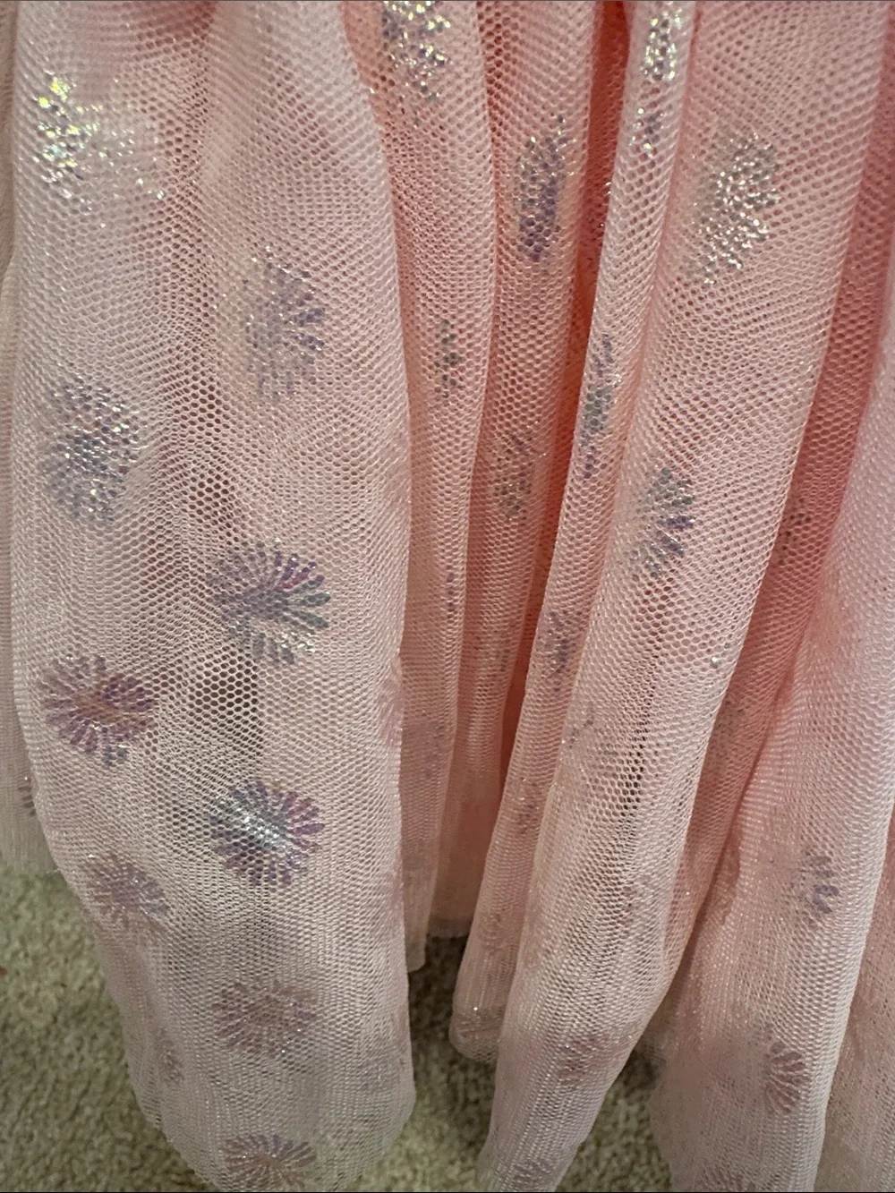 Mirella Light Pink Sparkle Tutu Dress